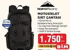 NORTH PACİFİC MOTOSİKLET SIRT ÇANTASI